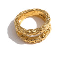 Textured Dome Ring