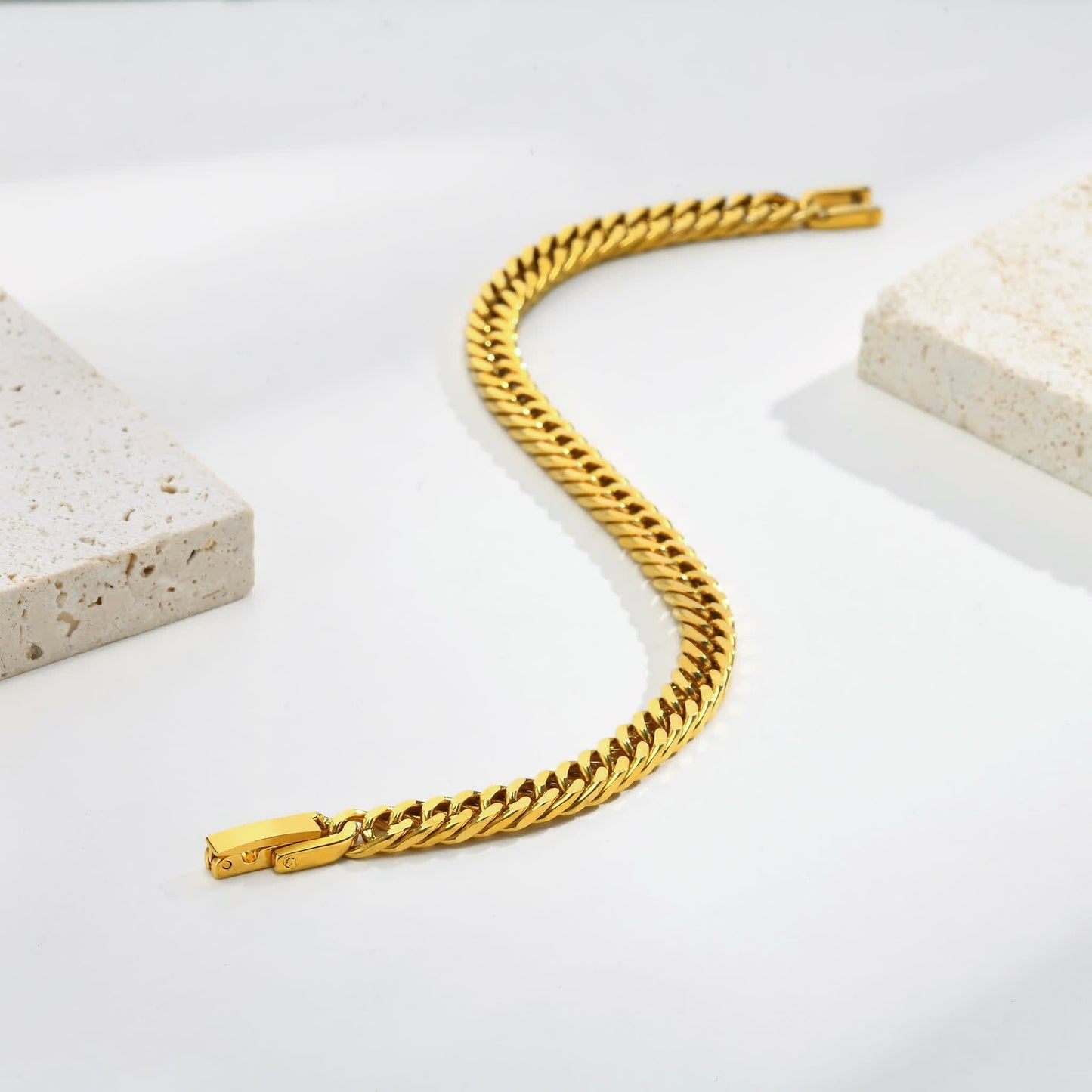 LEGACY Cuban Link Bracelet - Gold - Additional View - Ohh Glam