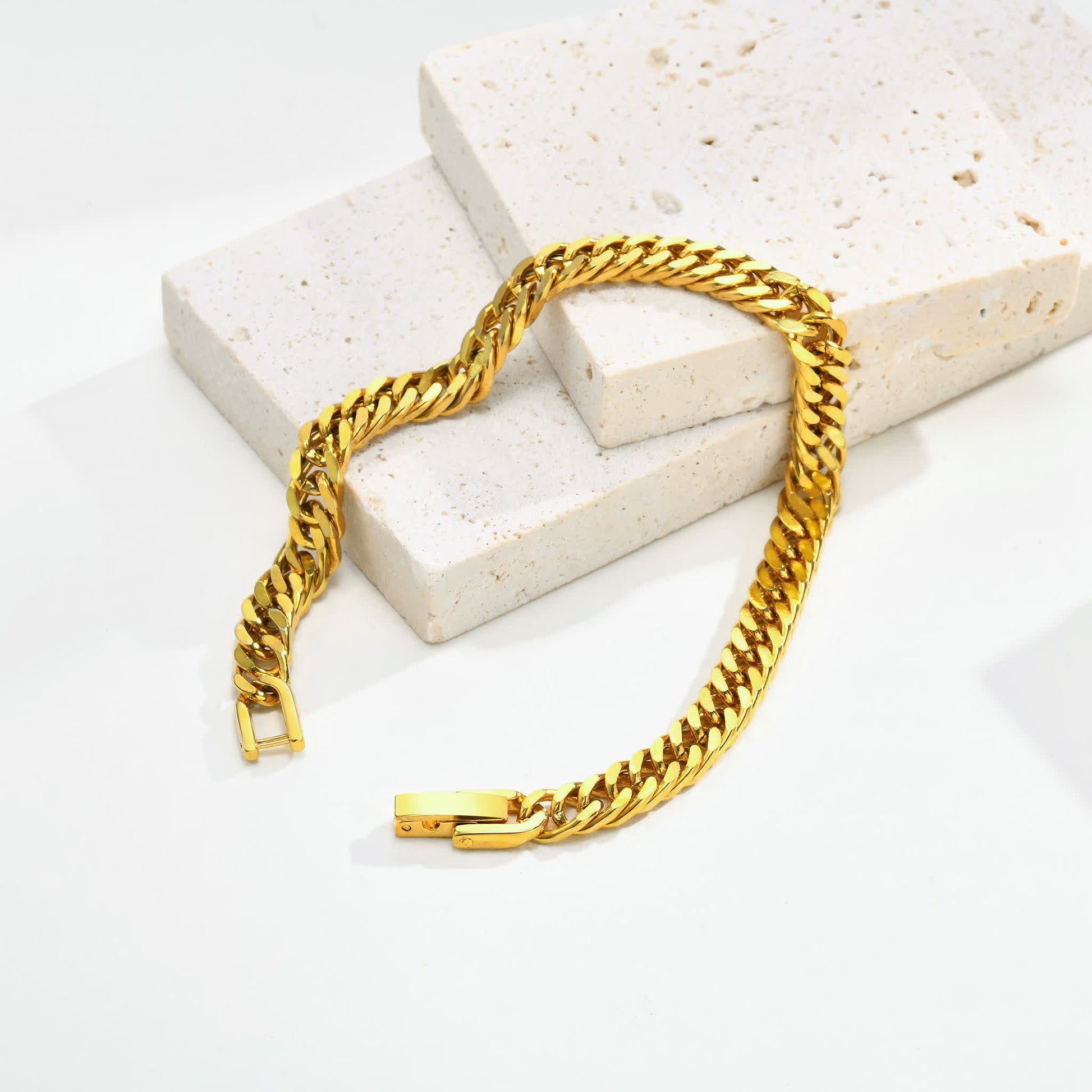 LEGACY Cuban Link Bracelet - Gold - Additional View - Ohh Glam
