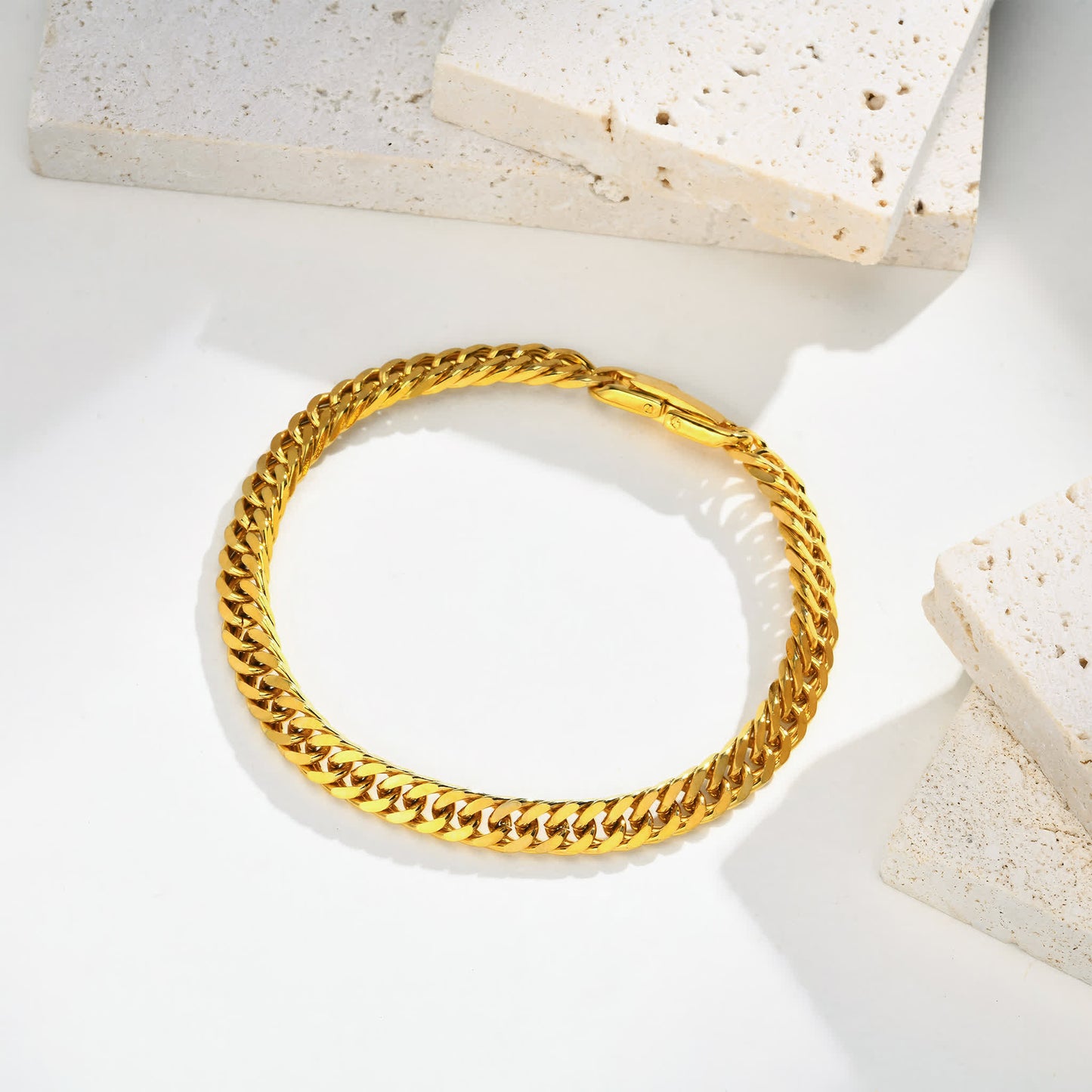 LEGACY Cuban Link Bracelet - Gold - Additional View - Ohh Glam