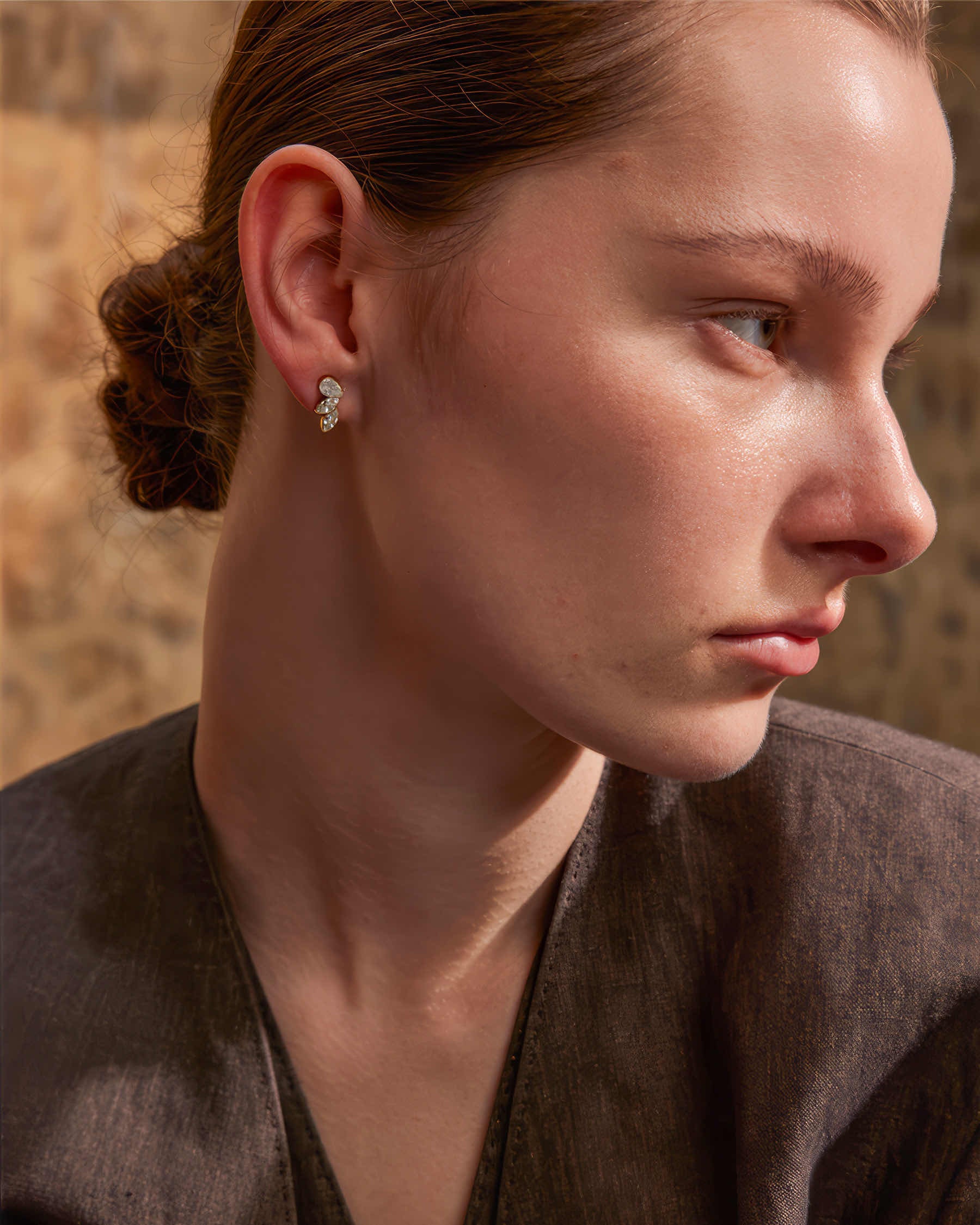 Lumi Wing Studs - Detail View - Ohh Glam