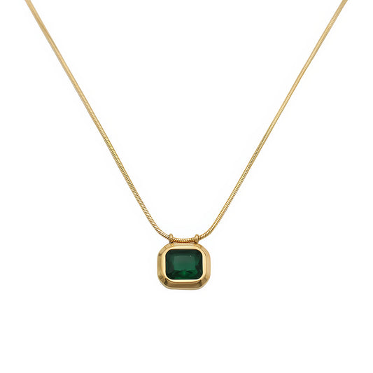 MAISON Crystal Pendant Necklace - Ohh Glam