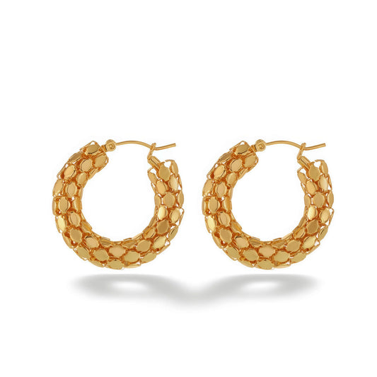 MERMAID Scale Hoop - Ohh Glam