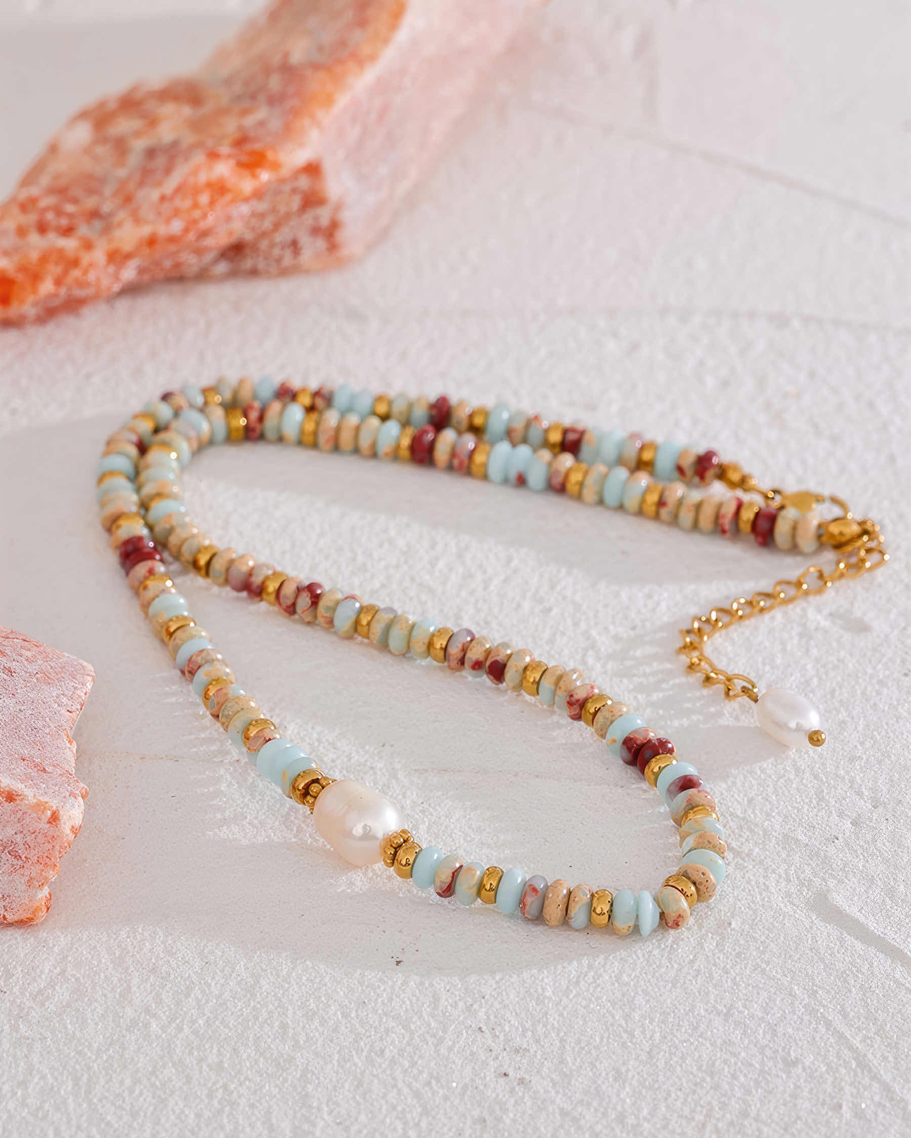 Maris Necklace - 316L Stainless Steel - Side View - Ohh Glam
