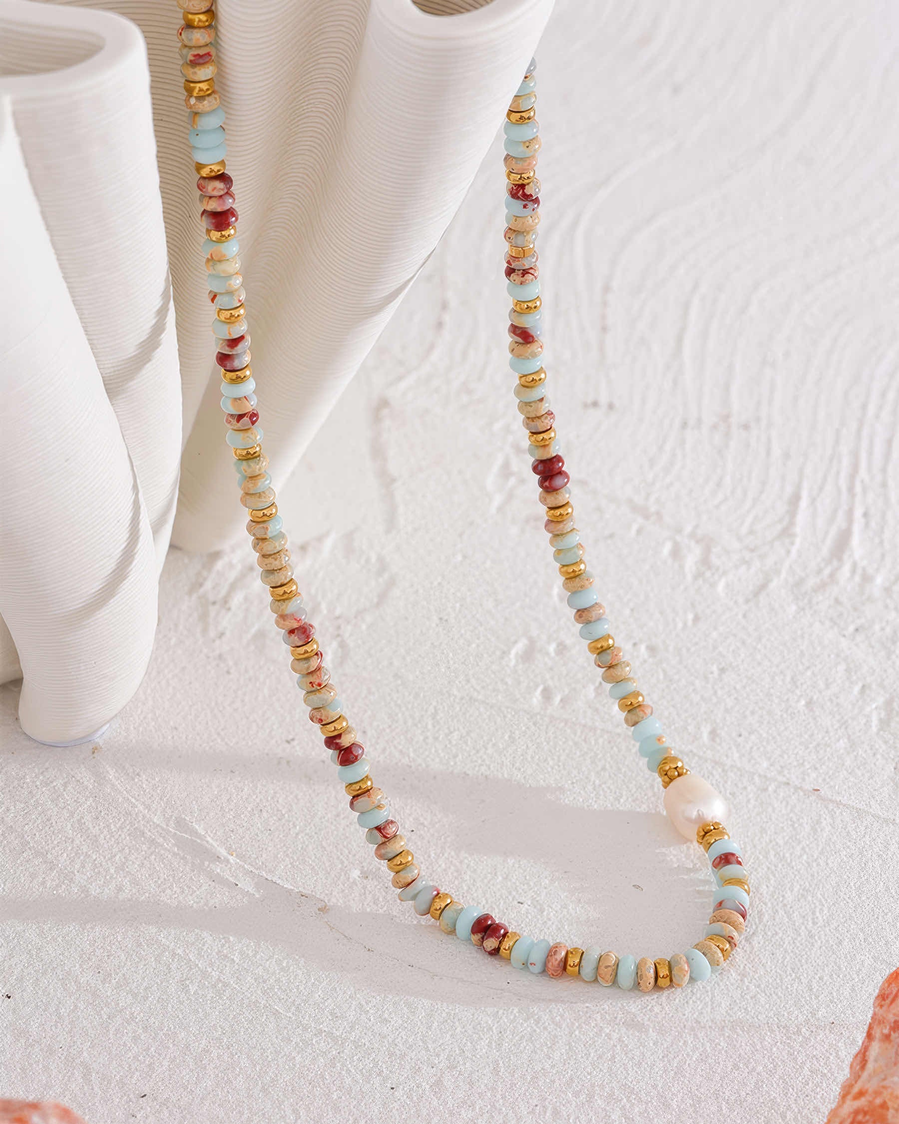 Maris Necklace - 316L Stainless Steel - Detail View - Ohh Glam