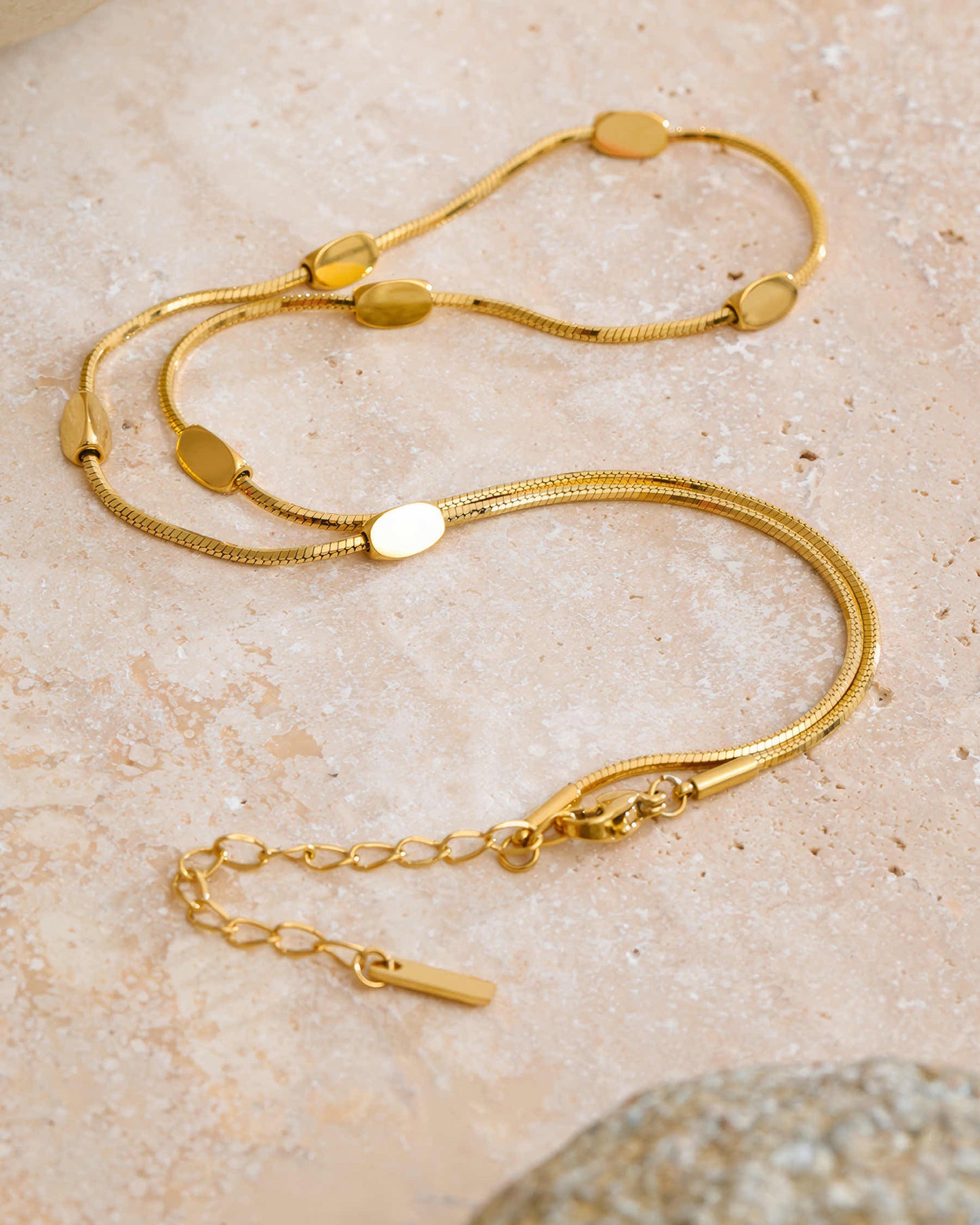 Mira Snake Chain - 316L Stainless Steel - Additional View - Ohh Glam