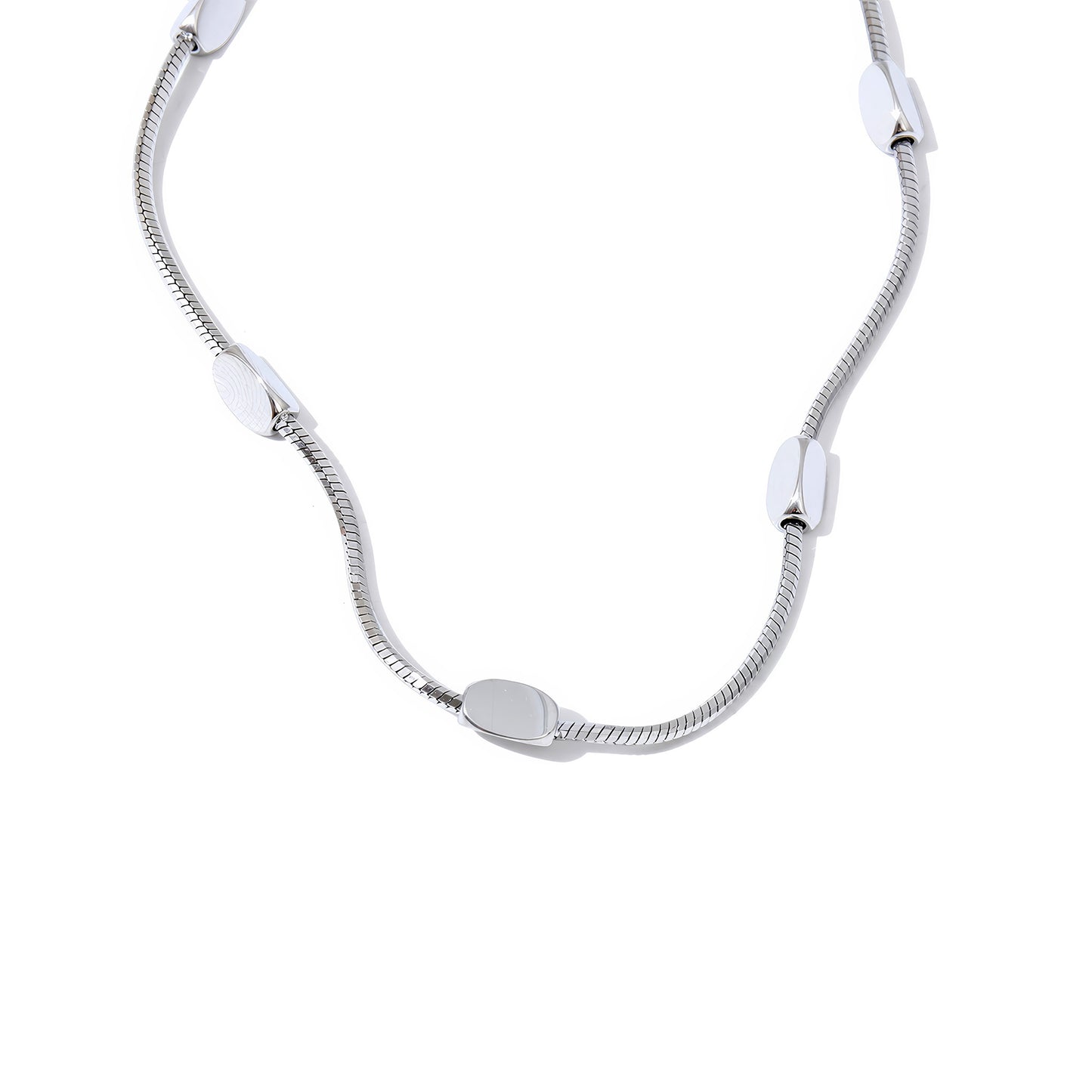 Mira Snake Chain - 316L Stainless Steel - Additional View - Ohh Glam