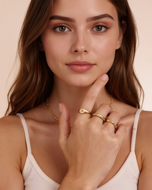 NOVA Celestial Signet Ring - Ohh Glam