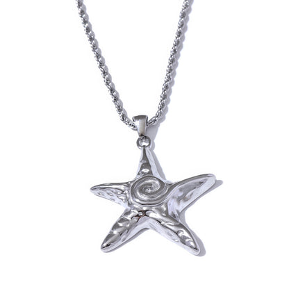 Ocean Star Statement Necklace - Gold - Additional View - Ohh Glam