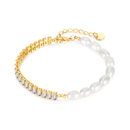 PEARL Dazzle Tennis Bracelet - Ohh Glam