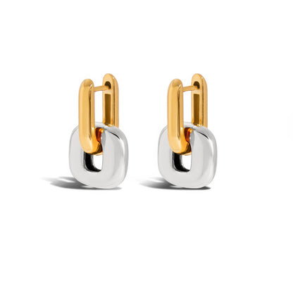 PEBBLE Drop Earrings - Gold - Additional View - Ohh Glam