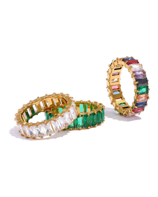 PRISM Crystal Eternity Ring - Ohh Glam