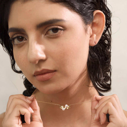 Pearl Blossom Necklace - Ohh Glam