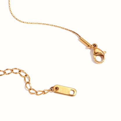 Pearl Row Necklace - Gold - Additional View - Ohh Glam