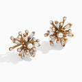 Pearl Starburst Stud Earrings