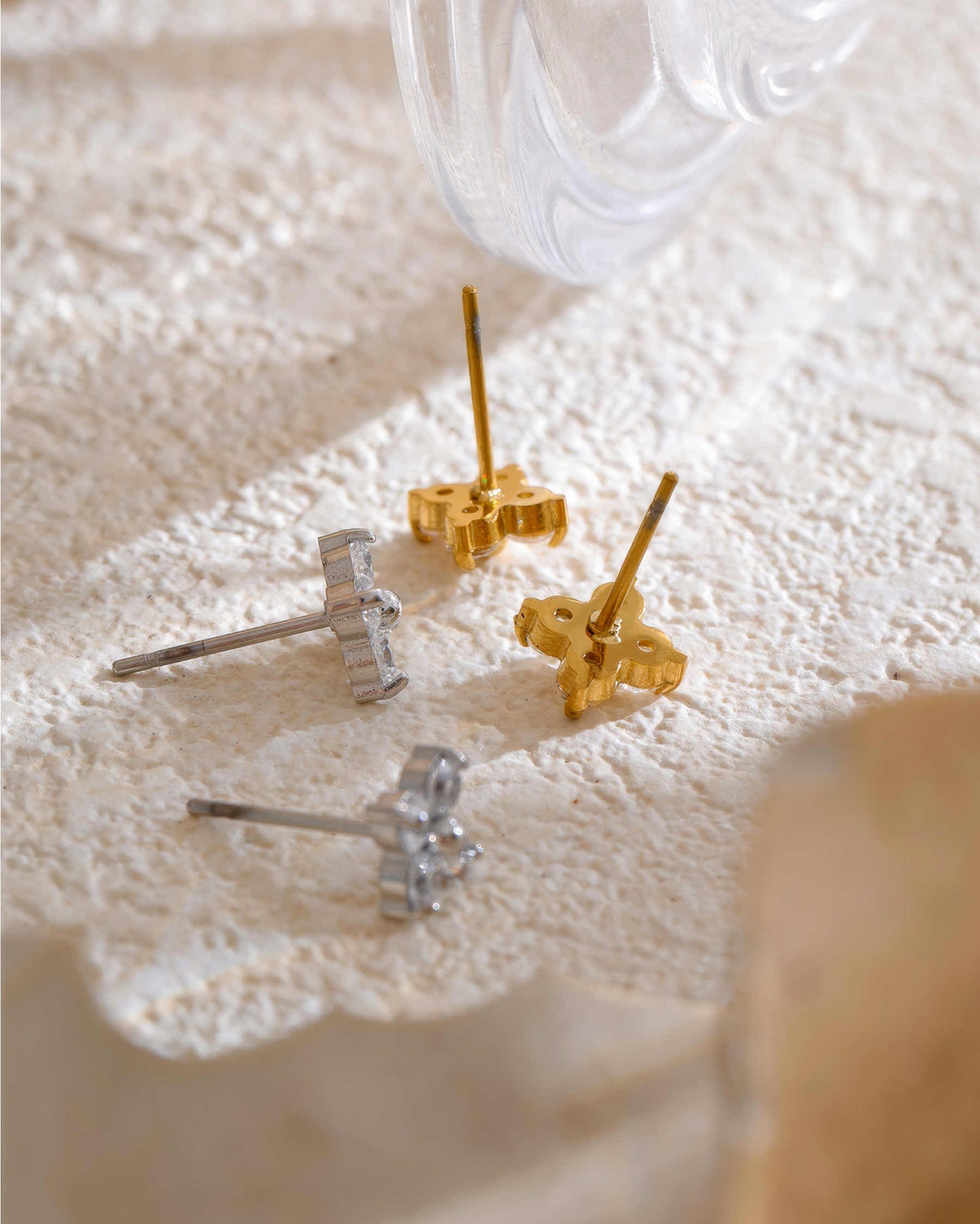 Petite Bloom Studs - Additional View - Ohh Glam