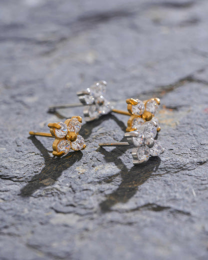 Petite Bloom Studs - Additional View - Ohh Glam