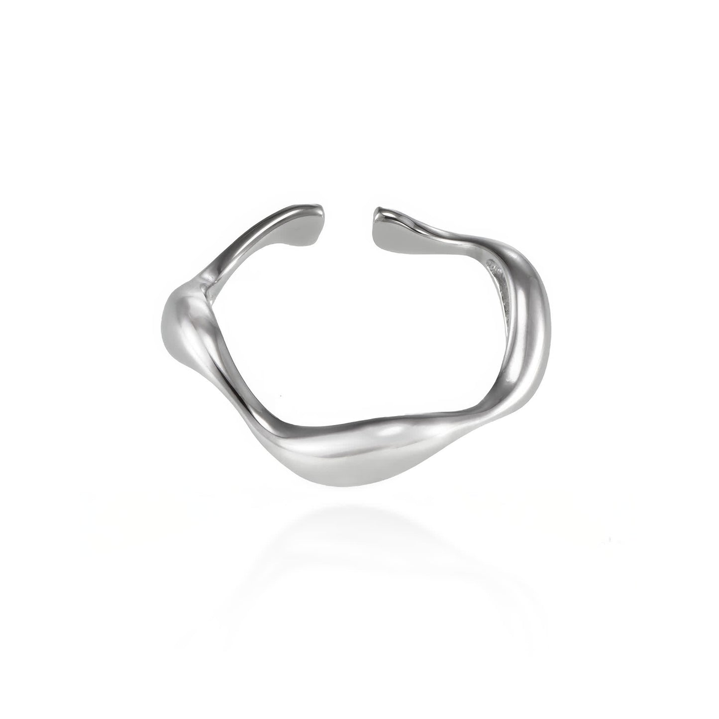 RIVER Flow Ring - Gold - Additional View - Ohh Glam