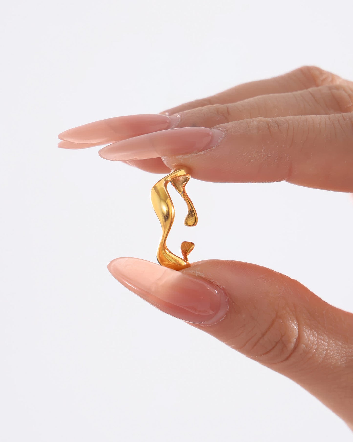 RIVER Flow Ring - Gold - Additional View - Ohh Glam