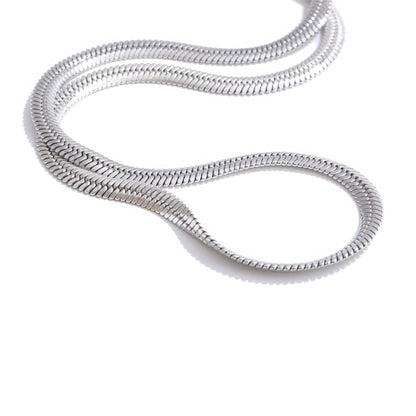 SELENA Snake Chain Necklace - Gold - Additional View - Ohh Glam
