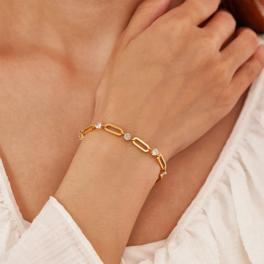 SPARKLE Chain Link Bracelet - Ohh Glam