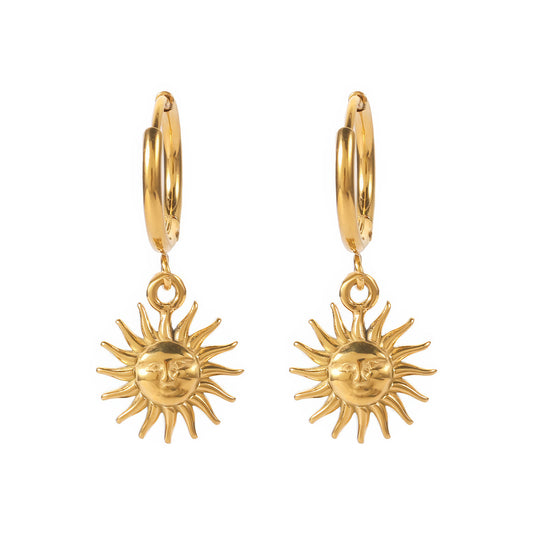 SUN Charm Earrings - Ohh Glam