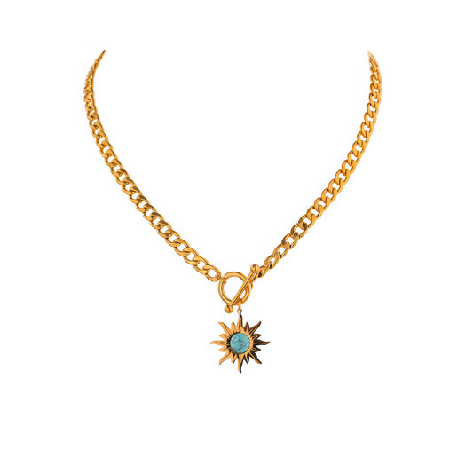 Sunflower Charm Necklace - Ohh Glam