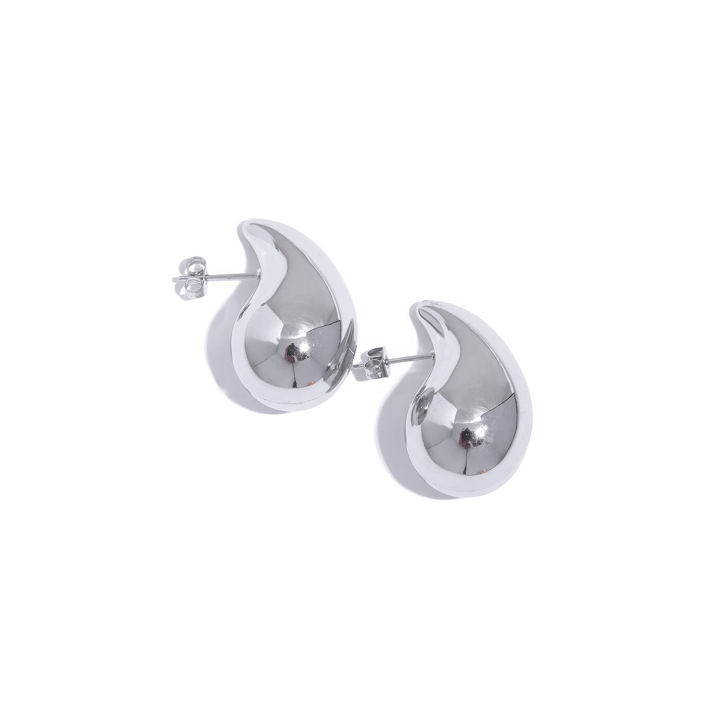 TEARDROP Statement Studs - Gold - Additional View - Ohh Glam