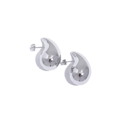 TEARDROP Statement Studs - Gold - Additional View - Ohh Glam