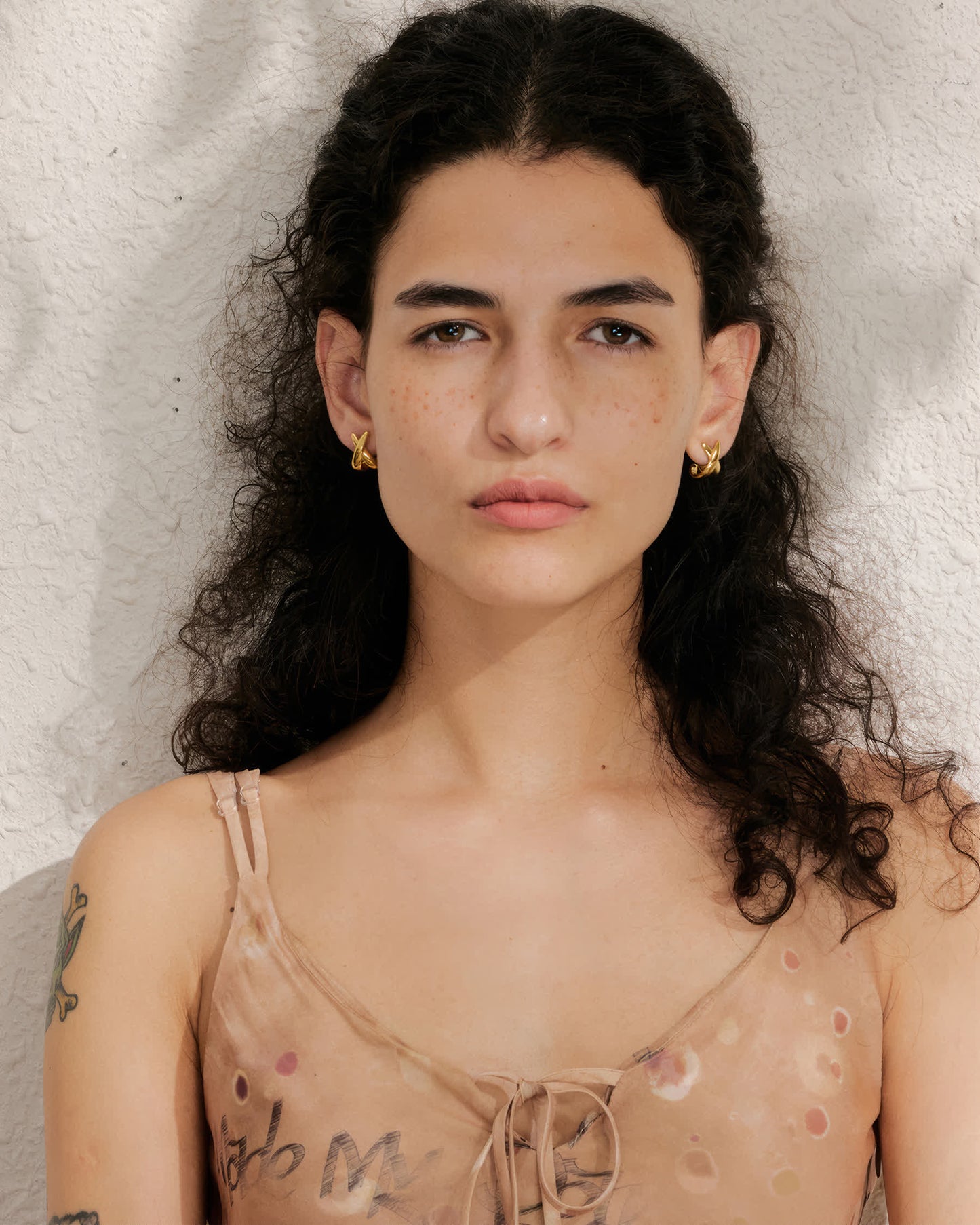 TWIRLIE Earrings - Gold - Detail View - Ohh Glam