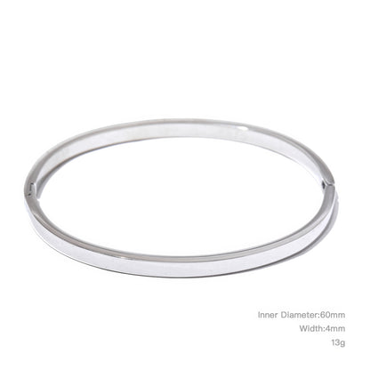Verona Classic Bangle | Standard Fit - Gold - Additional View - Ohh Glam