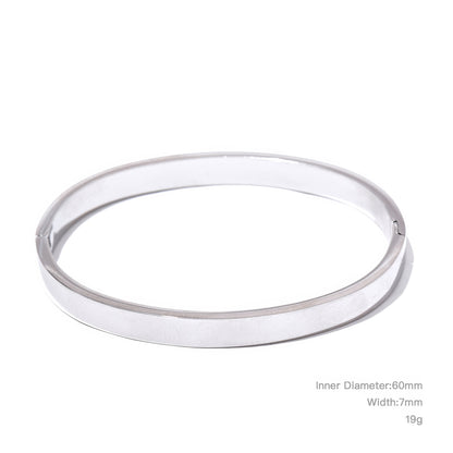 Verona Classic Bangle | Standard Fit - Gold - Additional View - Ohh Glam