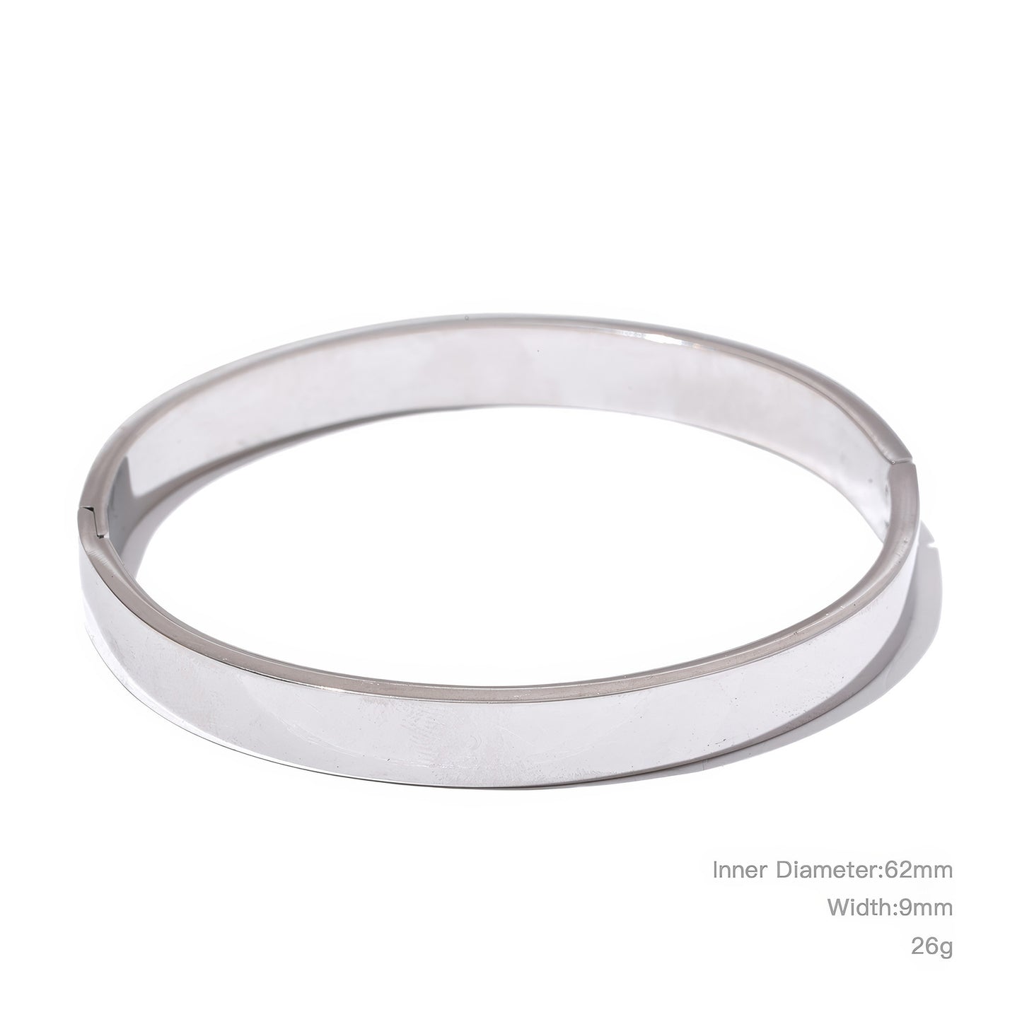 Verona Classic Bangle | Large Fit - Gold - Angled View - Ohh Glam