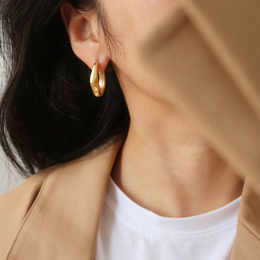 WAVE Huggie Hoops - Ohh Glam