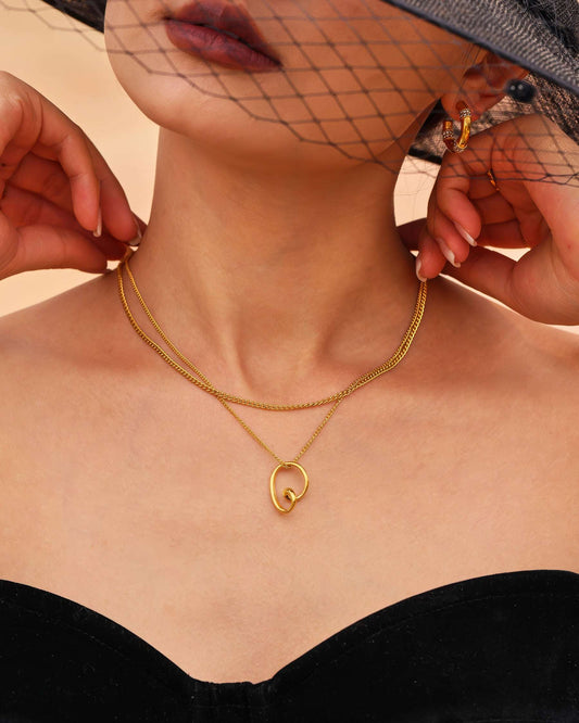 WHISPER Heart Necklace - Ohh Glam
