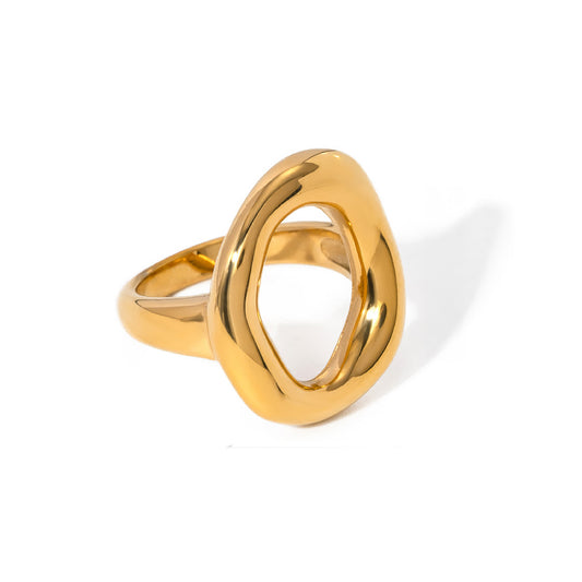 ZENITH Geometric Statement Ring - Ohh Glam