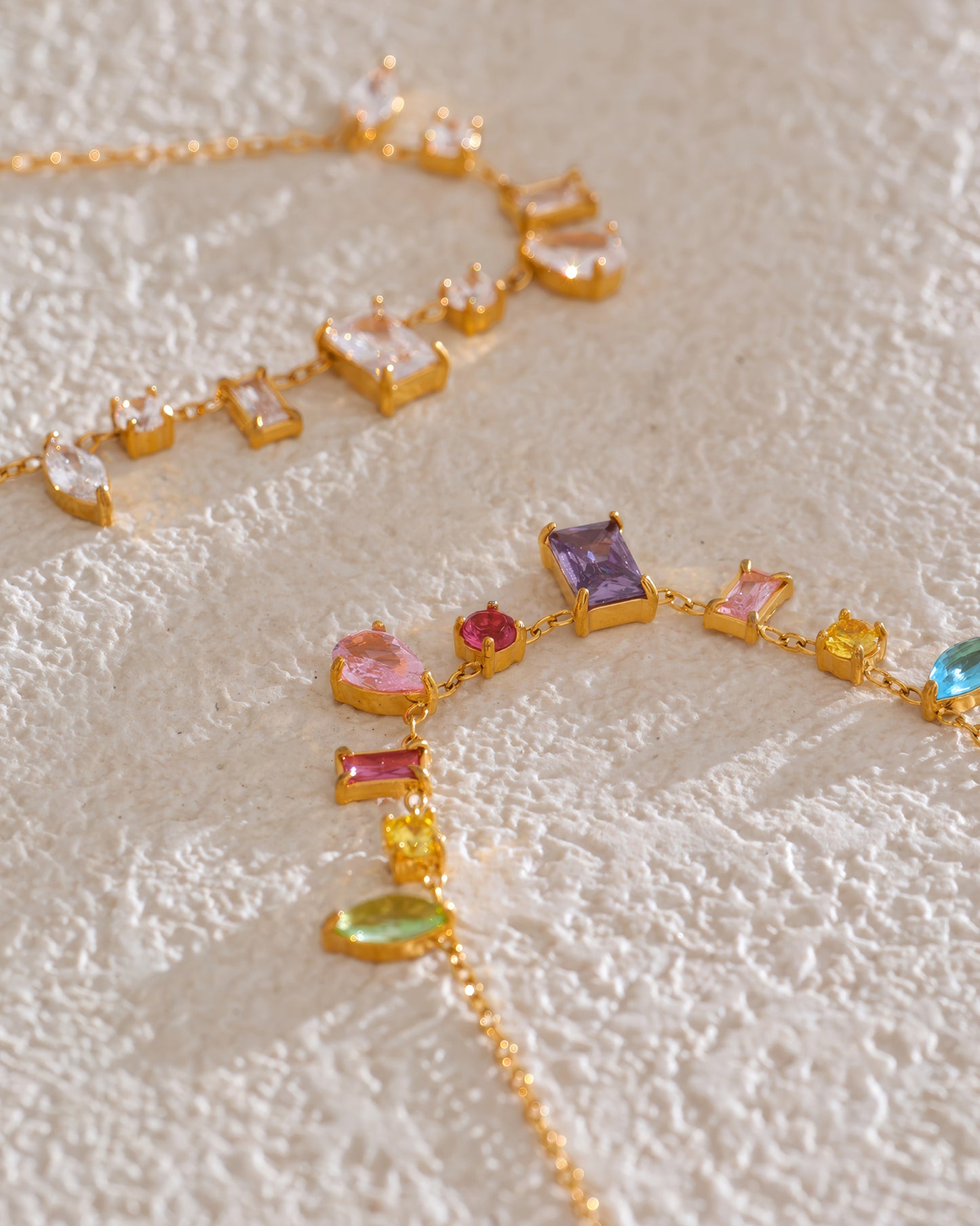 Zenya Prism Necklace - 18K - Additional View - Ohh Glam