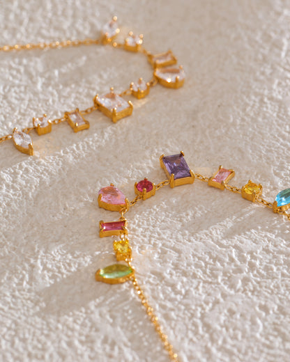 Zenya Prism Necklace - 18K - Additional View - Ohh Glam