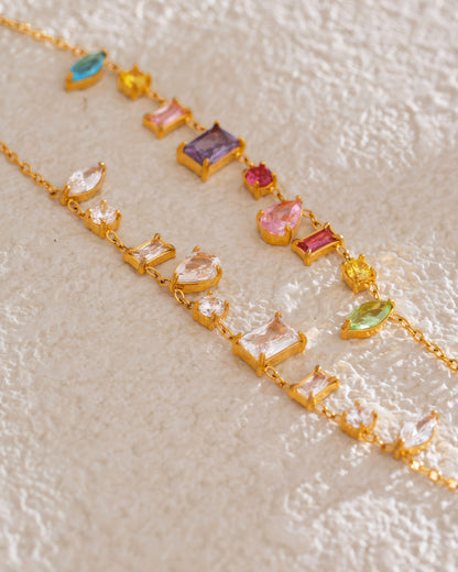Zenya Prism Necklace - 18K - Additional View - Ohh Glam