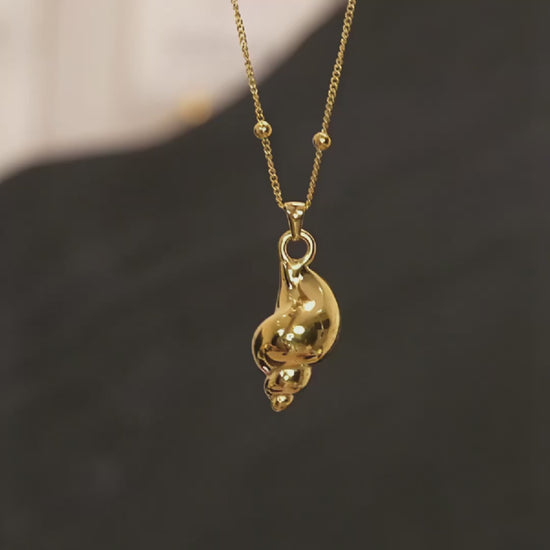 OCEANA Shell Pendant Necklace - Video - Ohh Glam